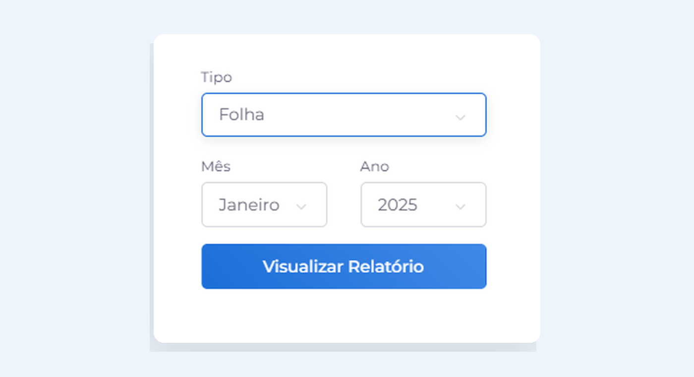 Gere o relatório que precisar